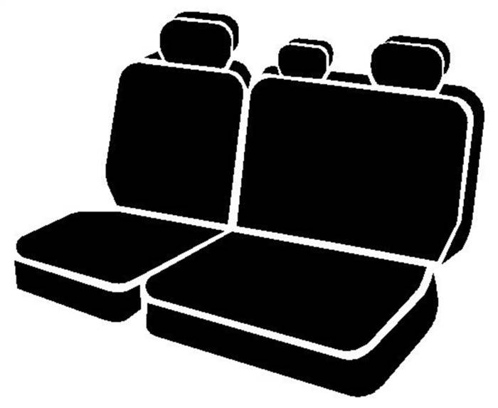 Fia - Fia LeatherLite Custom Seat Cover SL62-61 BLK/BLK