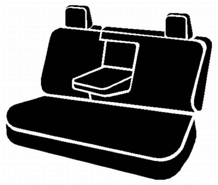 Fia - Fia LeatherLite Custom Seat Cover SL62-29 BLK/BLK