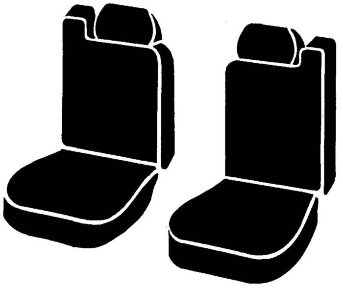 Fia - Fia Neo Neoprene Custom Fit Truck Seat Covers NP98-15 GRAY