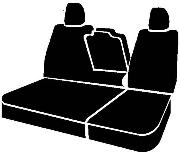Fia - Fia Wrangler Custom Seat Cover TR42-52 BLACK
