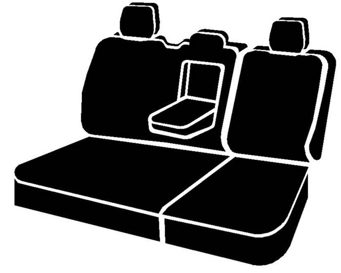 Fia - Fia Wrangler Custom Seat Cover TR42-53 BLACK