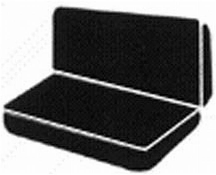 Fia - Fia Wrangler Custom Seat Cover TR42-1 BLACK