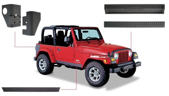 Bushwacker - Bushwacker TrailArmor Body Panel Kit 14901