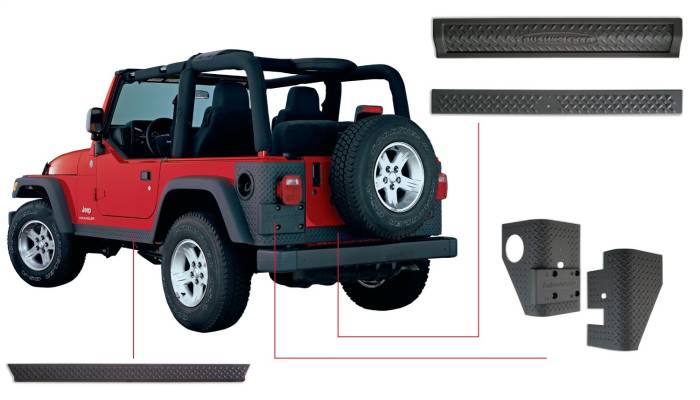 Bushwacker - Bushwacker TrailArmor Body Panel Kit 14902