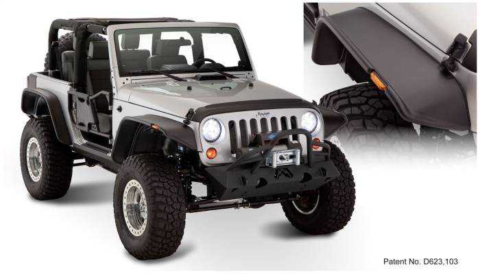 Bushwacker - Bushwacker Flat Style Fender Flares 10919-07