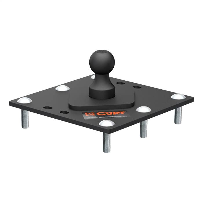 CURT - CURT Gooseneck Hitch Fixed Ball Plate 61100