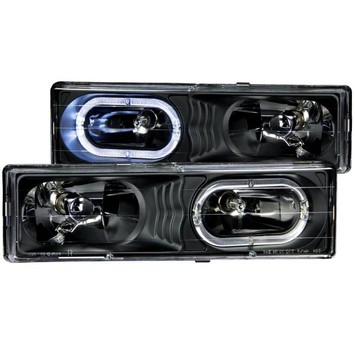 Anzo USA - Anzo USA Crystal Headlight Set w/Halo 111007