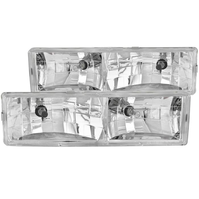 Anzo USA - Anzo USA Crystal Headlight Set 111004