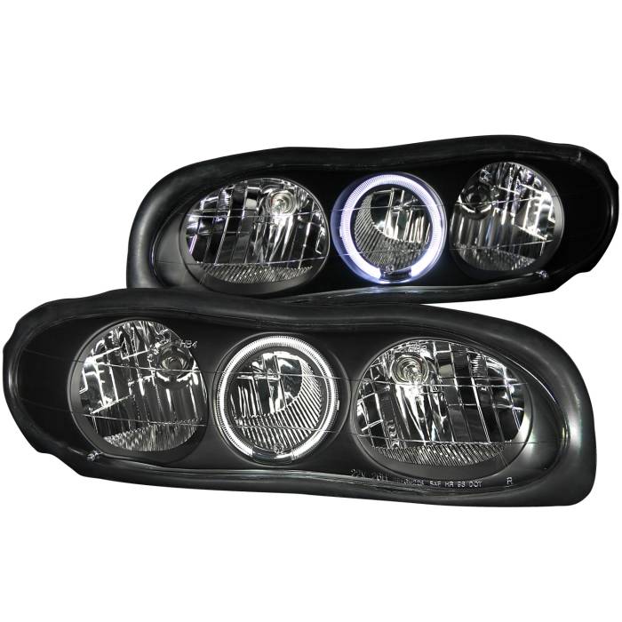 Anzo USA - Anzo USA Crystal Headlight Set w/Halo 121024