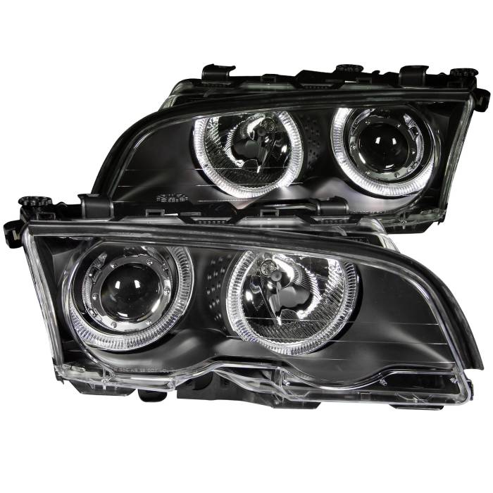 Anzo USA - Anzo USA Projector Headlight Set w/Halo 121015