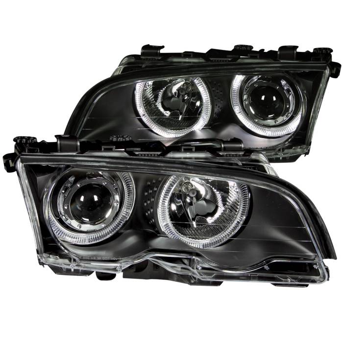 Anzo USA - Anzo USA Projector Headlight Set w/Halo 121013