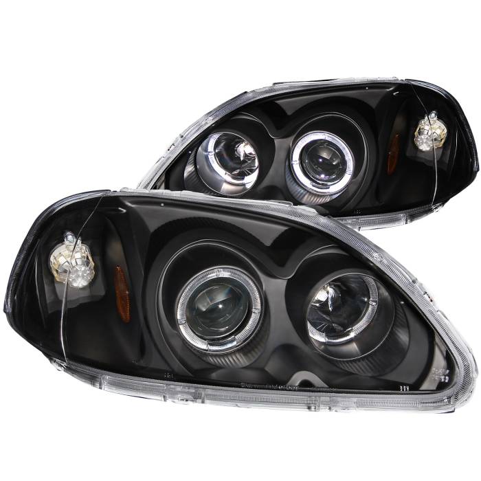 Anzo USA - Anzo USA Projector Headlight Set w/Halo 121068