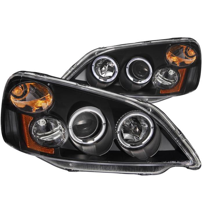 Anzo USA - Anzo USA Projector Headlight Set w/Halo 121055