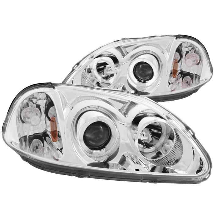 Anzo USA - Anzo USA Projector Headlight Set w/Halo 121069