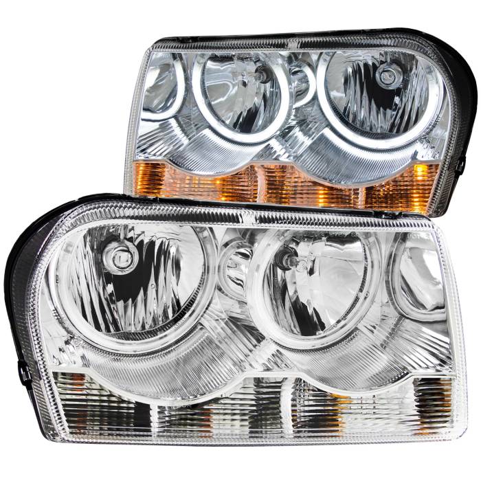 Anzo USA - Anzo USA Crystal Headlight Set w/Halo 121137