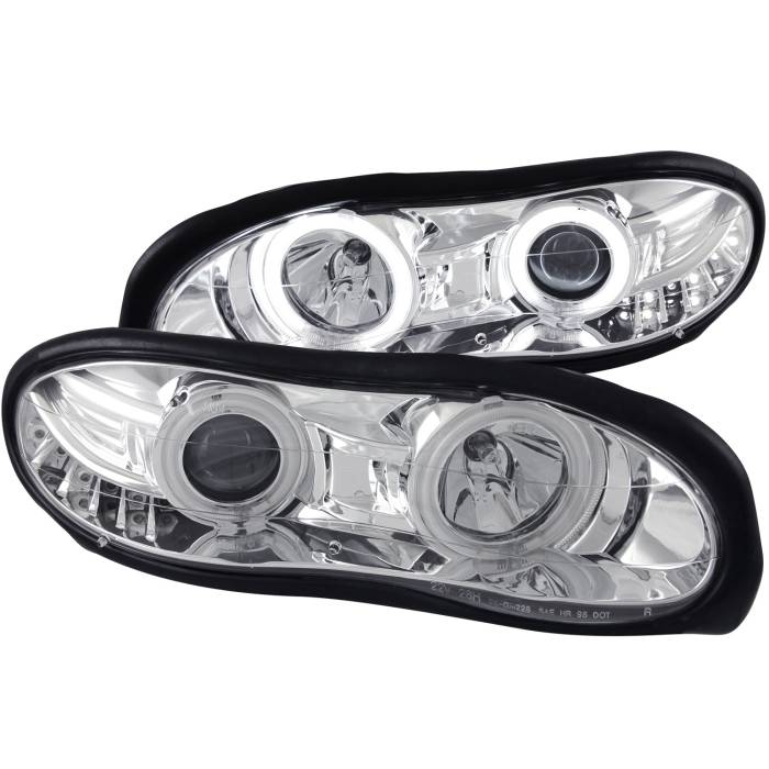 Anzo USA - Anzo USA Projector Headlight Set w/Halo 121159