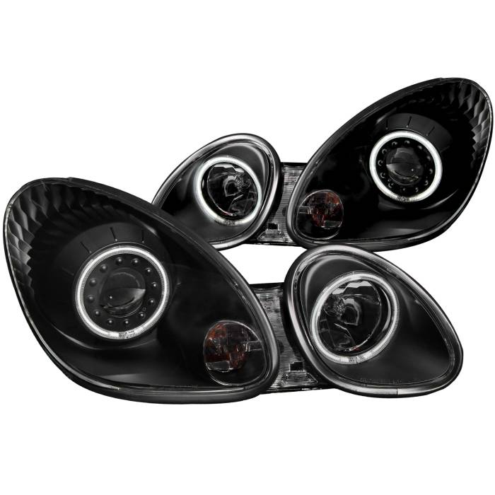 Anzo USA - Anzo USA Projector Headlight Set w/Halo 121144