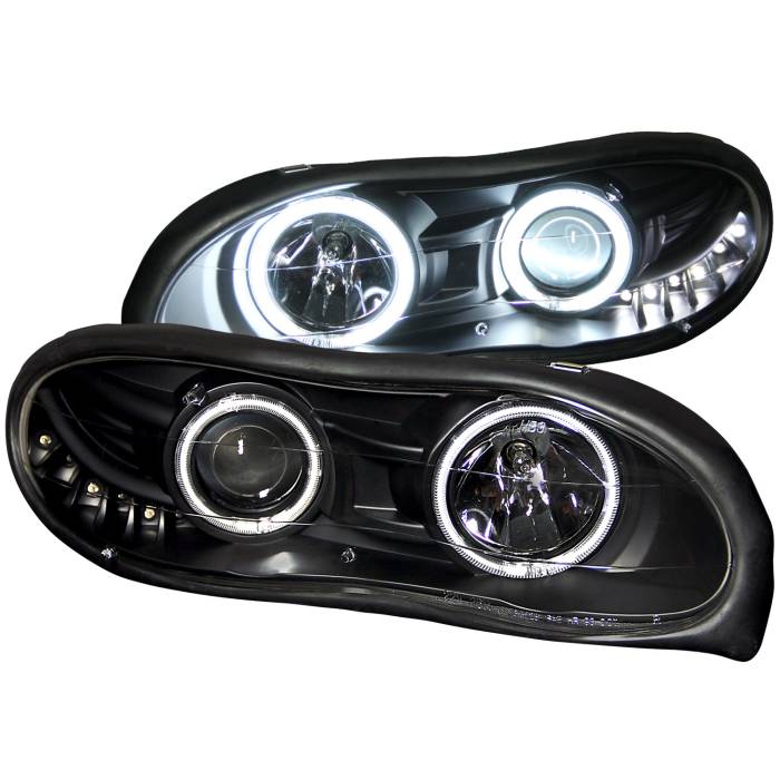 Anzo USA - Anzo USA Projector Headlight Set w/Halo 121160