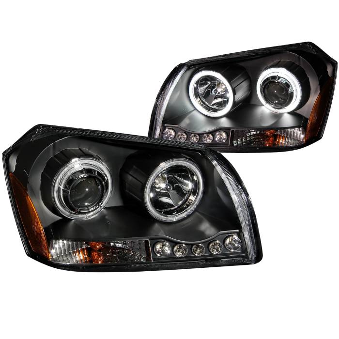 Anzo USA - Anzo USA Projector Headlight Set w/Halo 121220