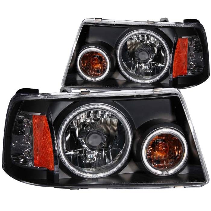 Anzo USA - Anzo USA Crystal Headlight Set w/Halo 111152