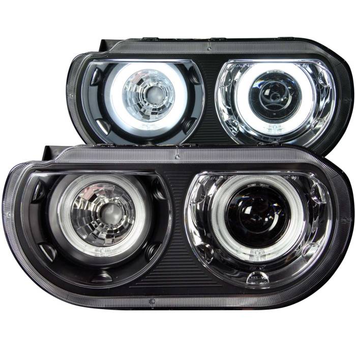 Anzo USA - Anzo USA Projector Headlight Set w/Halo 121306