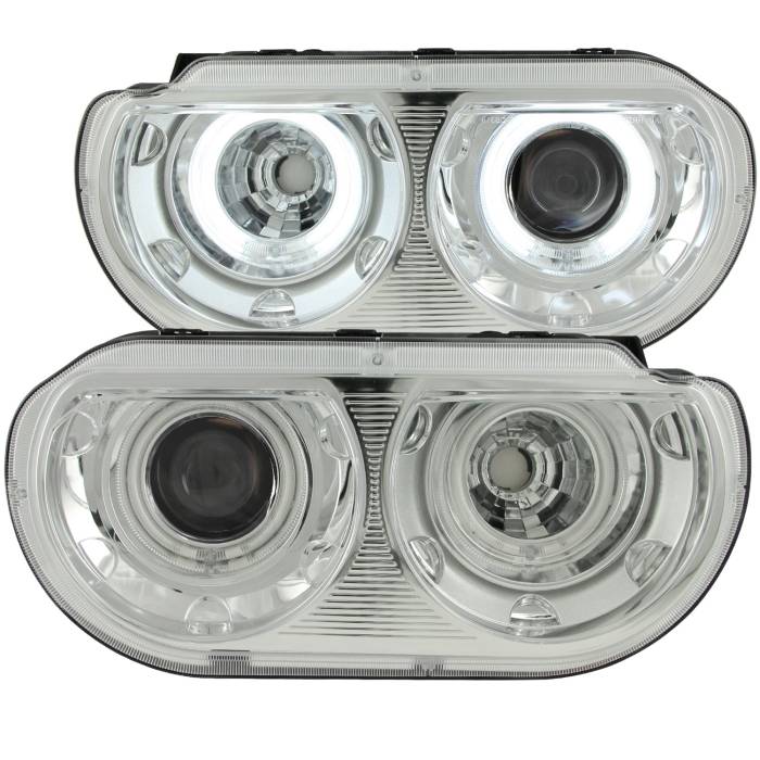 Anzo USA - Anzo USA Projector Headlight Set w/Halo 121307