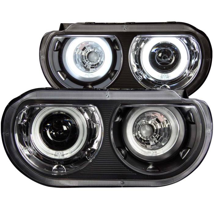 Anzo USA - Anzo USA Projector Headlight Set w/Halo 121308