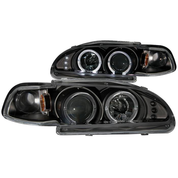 Anzo USA - Anzo USA Projector Headlight Set w/Halo 121320