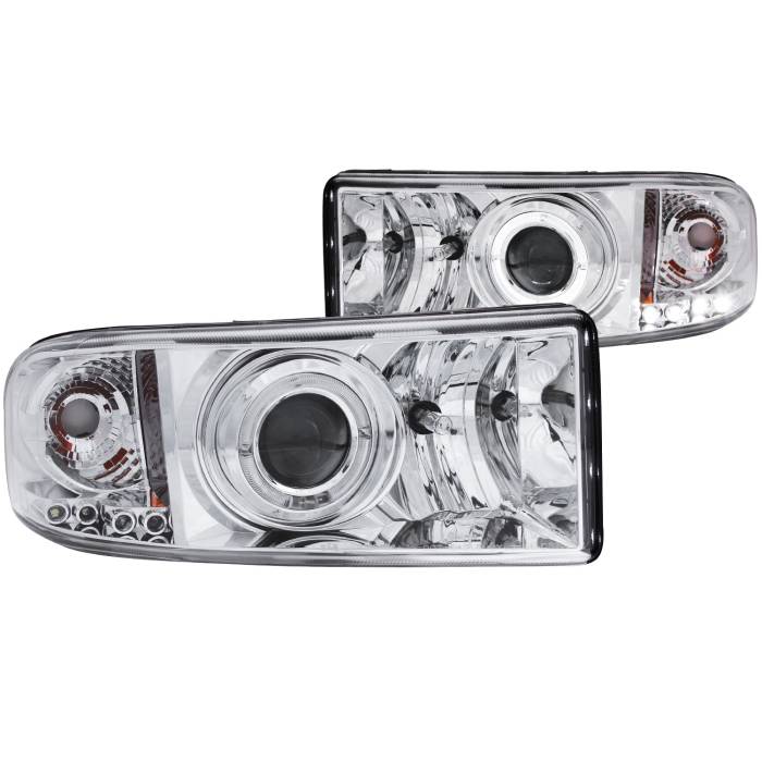 Anzo USA - Anzo USA Projector Headlight Set w/Halo 111195