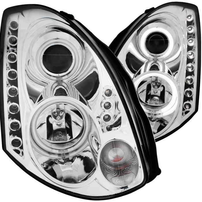 Anzo USA - Anzo USA Projector Headlight Set w/Halo 121364