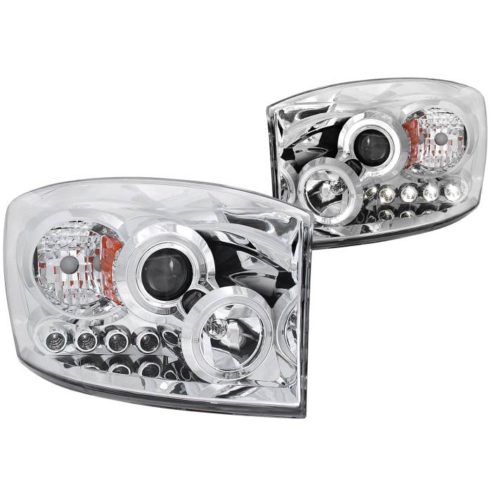 Anzo USA - Anzo USA Projector Headlight Set w/Halo 111210