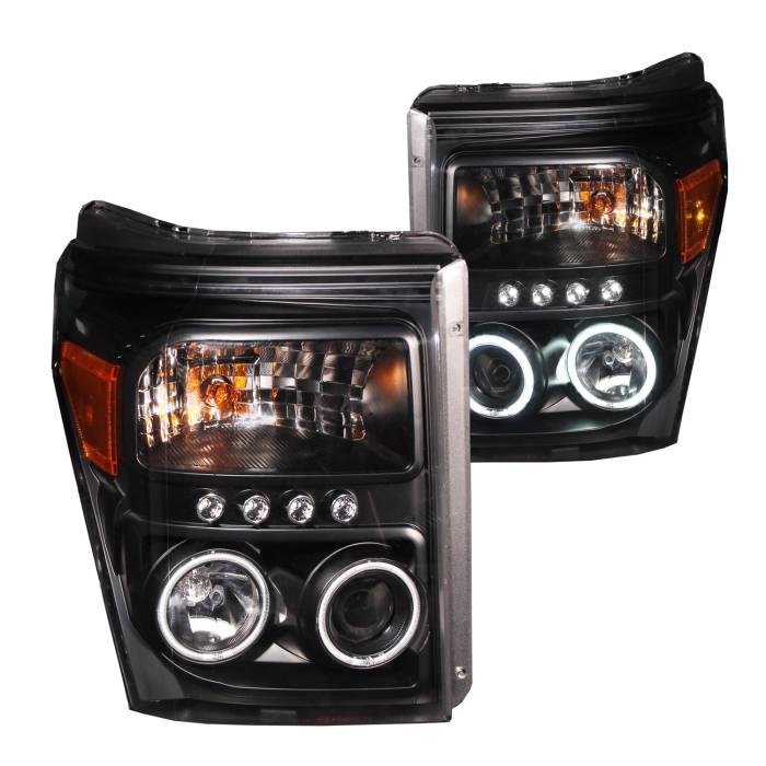 Anzo USA - Anzo USA Projector Headlight Set w/Halo 111271