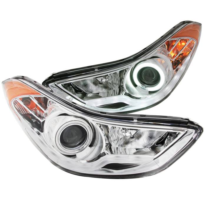 Anzo USA - Anzo USA Projector Headlight Set w/Halo 121455