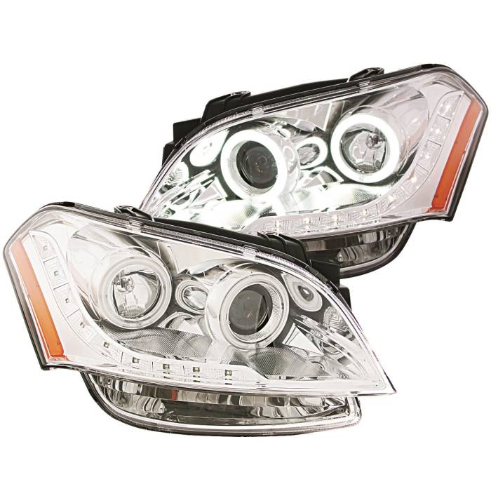 Anzo USA - Anzo USA Projector Headlight Set w/Halo 121470