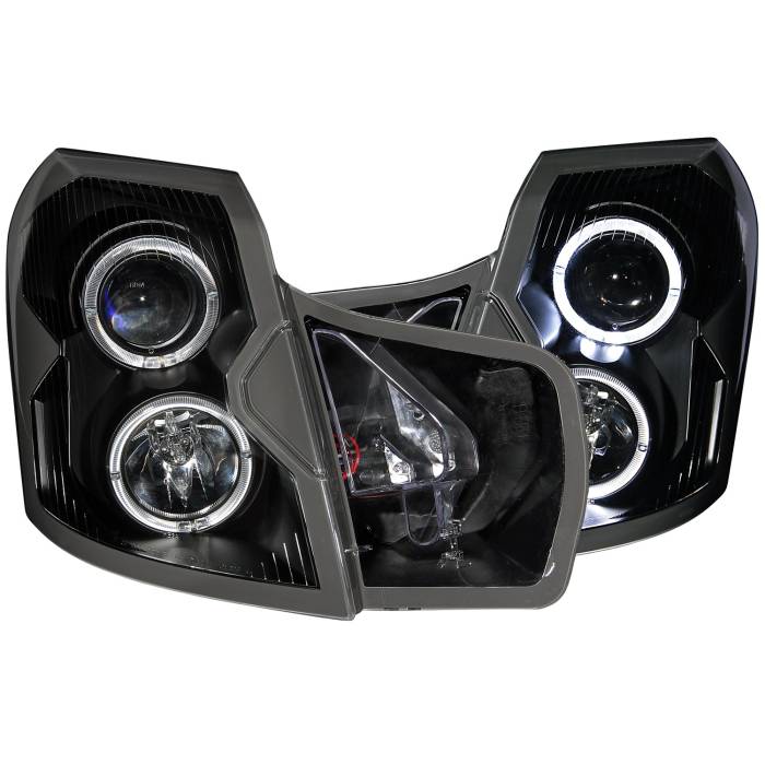 Anzo USA - Anzo USA Projector Headlight Set w/Halo 121415