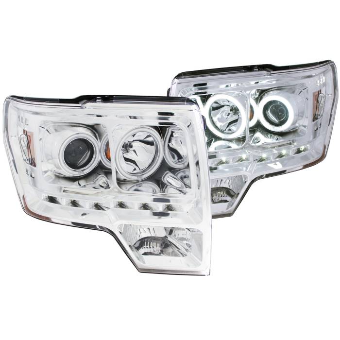 Anzo USA - Anzo USA Projector Headlight Set w/Halo 111297