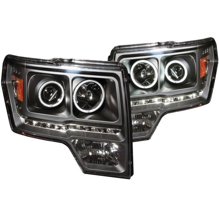 Anzo USA - Anzo USA Projector Headlight Set w/Halo 111298