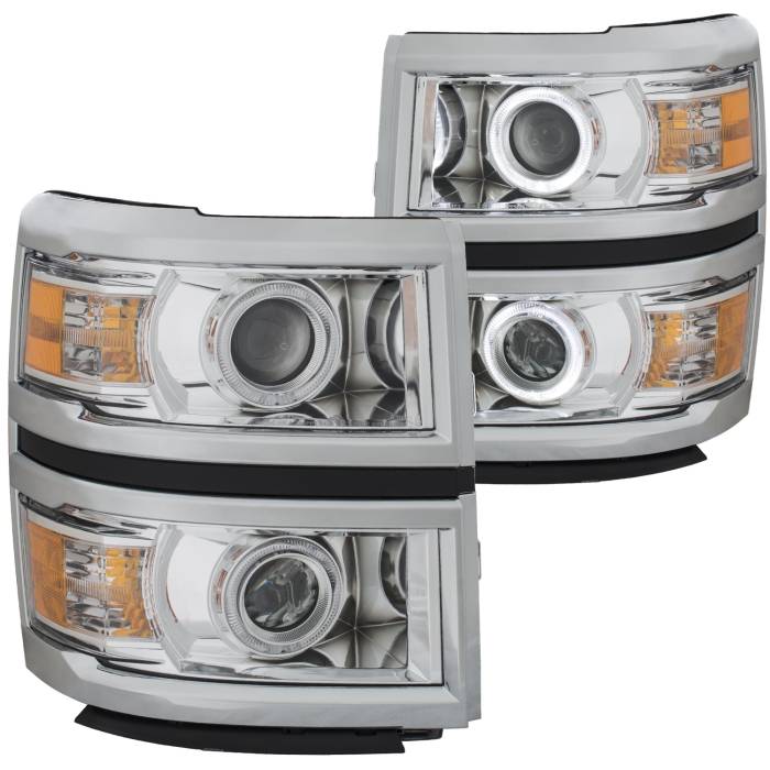 Anzo USA - Anzo USA Projector Headlight Set w/Halo 111346
