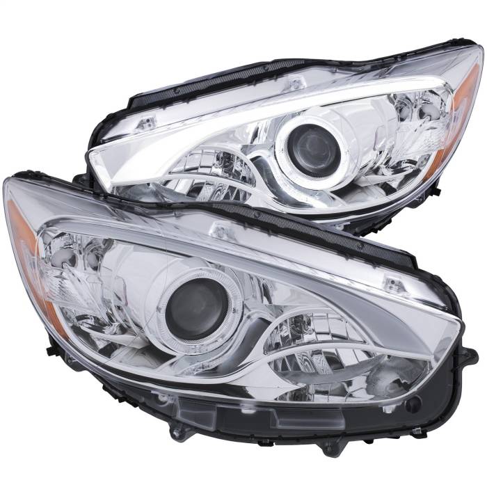 Anzo USA - Anzo USA Projector Headlight Set w/Halo 121521