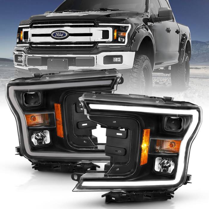 Anzo USA - Anzo USA Projector Headlight Set w/Halo 111467