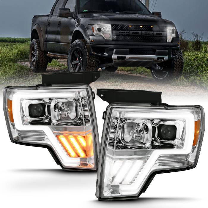 Anzo USA - Anzo USA Projector Headlight Set w/Halo 111470