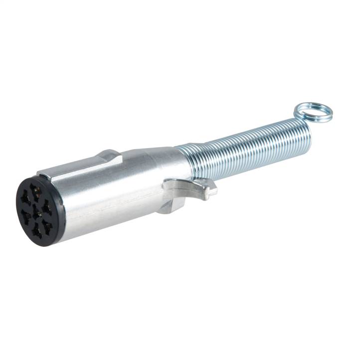 CURT - CURT 7-Way Round Connector Plug w/Spring 58180