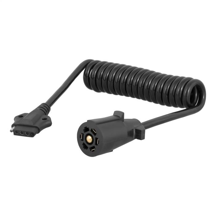 CURT - CURT 7-Way Round RV To 4-Way Flat Adapter 57281