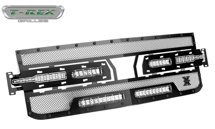T-Rex Grilles - T-Rex Grilles Stealth Torch Series LED Light Grille 6311261-BR