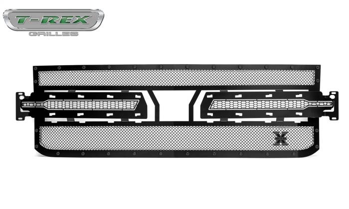 T-Rex Grilles - T-Rex Grilles Stealth X-Metal Series Mesh Grille Assembly 6711261-BR
