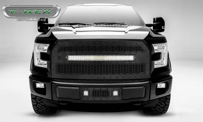 T-Rex Grilles - T-Rex Grilles Stealth Laser Torch Series Grille 7315731-BR
