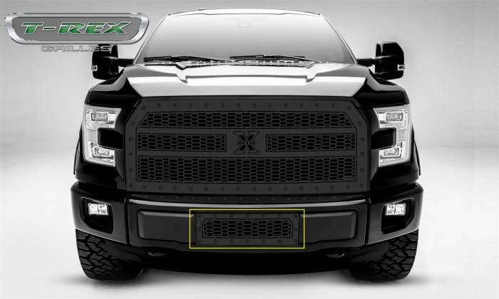 T-Rex Grilles - T-Rex Grilles Stealth Laser X Series Bumper Grille 7725731-BR
