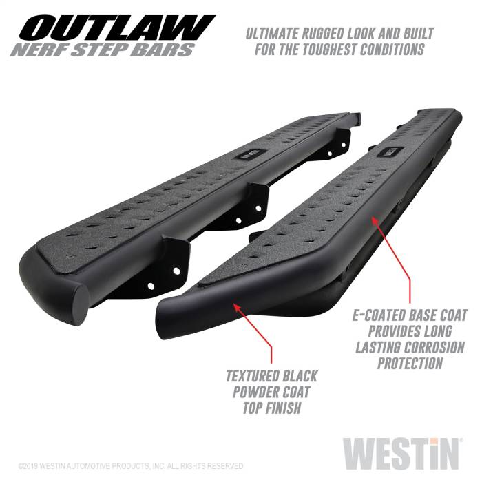 Westin - Westin Outlaw Nerf Step Bars 58-53725