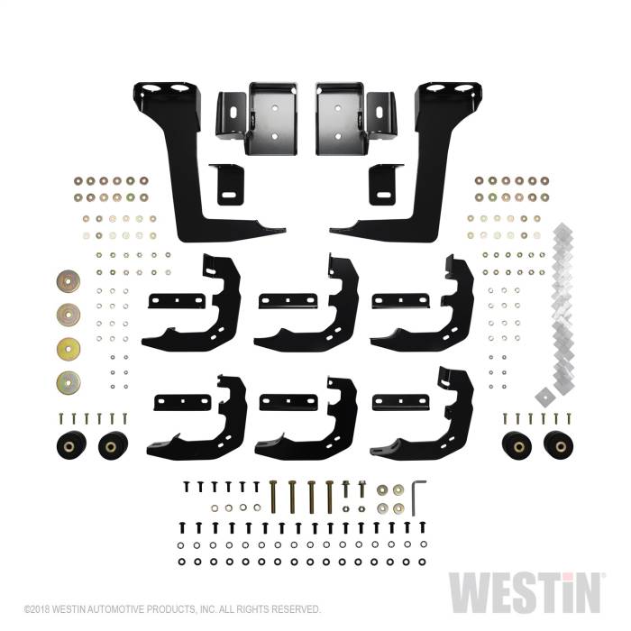 Westin - Westin PRO TRAXX 5 Oval Wheel to Wheel Nerf Step Bars 21-534700