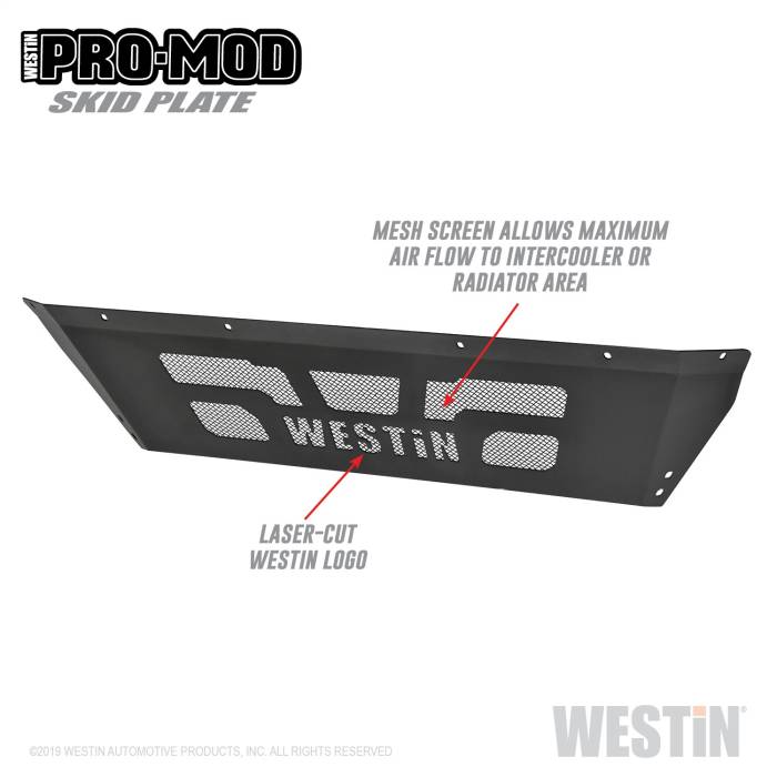 Westin - Westin Pro-Mod Skid Plate 58-71195